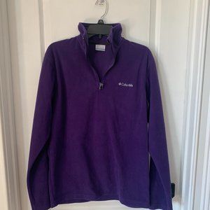 Women's Columbia Fleece pullover.  Size L